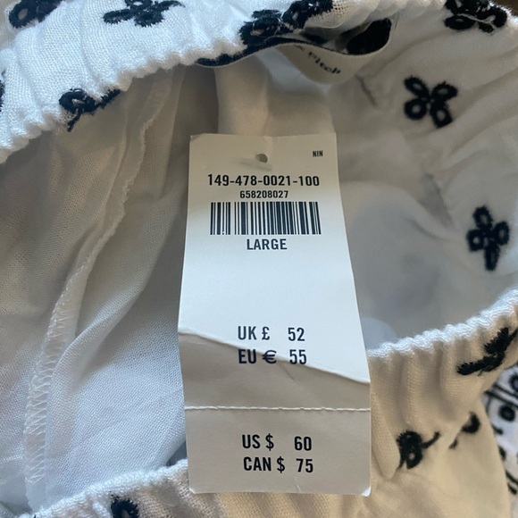 Abercrombie and Fitch Linen blend embroidered Set - Picture 14 of 14